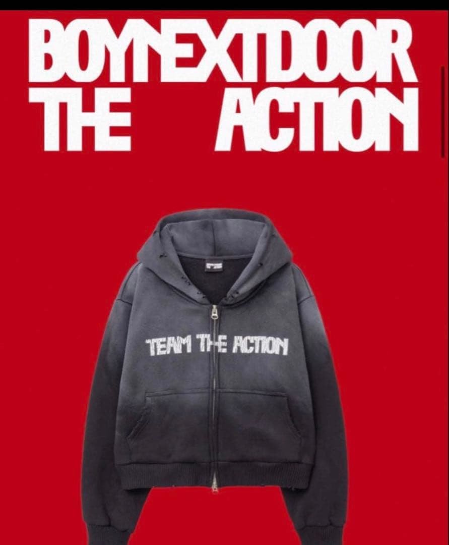 BOYNEXTDOOR TEAM THE ACTION フーディー　トレカ付き