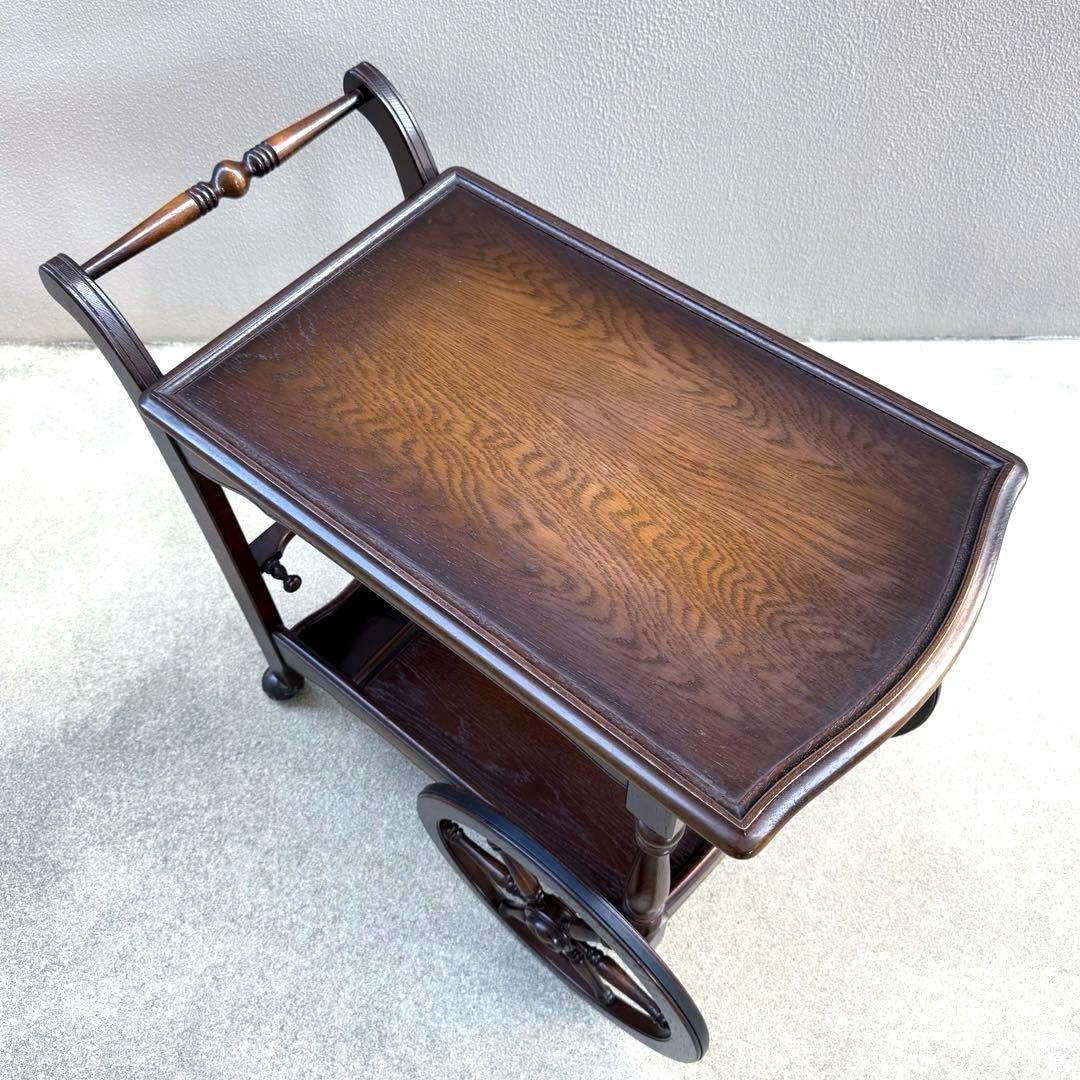 希少✴︎飛騨産業 キツツキ キッチンワゴン 車輪 リビング ダイニング 木製 高級