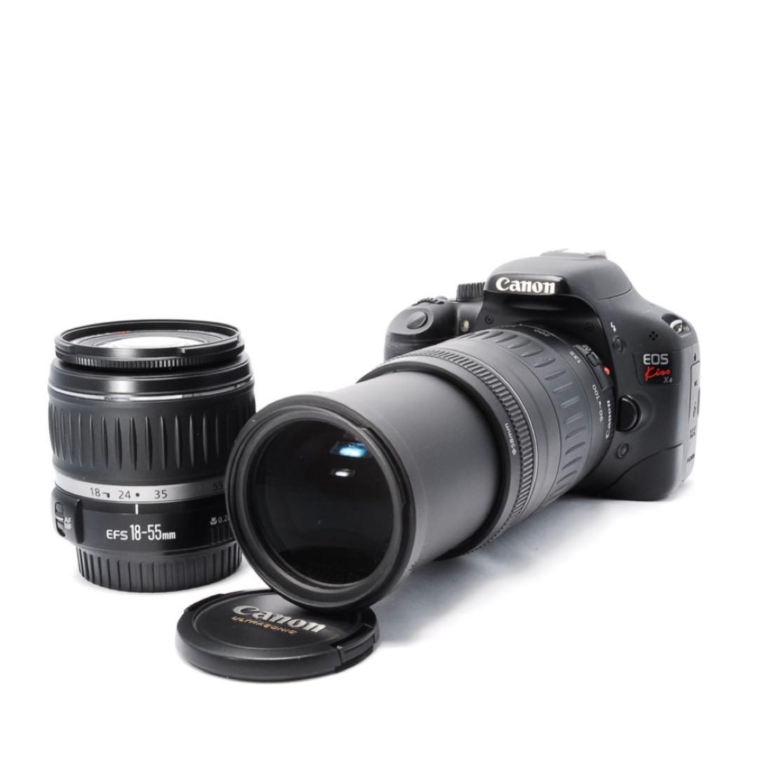 ✨Canon Kiss X4✨キャノン✨ダブルレンズ✨入門モデル✨大特価