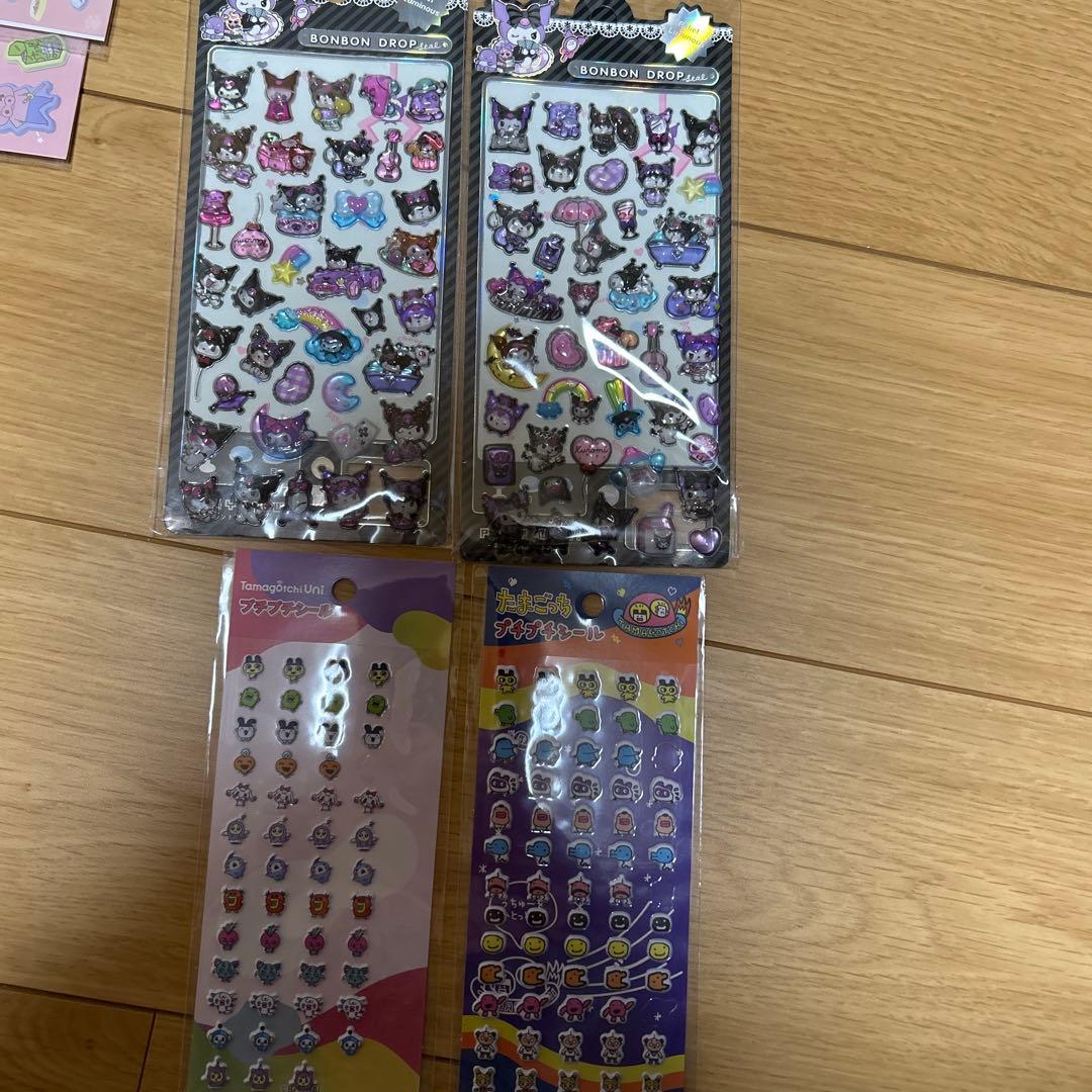 ディズニー サンリオ ちいかわ スヌーピー ボンボンドロップシール80点 正規品