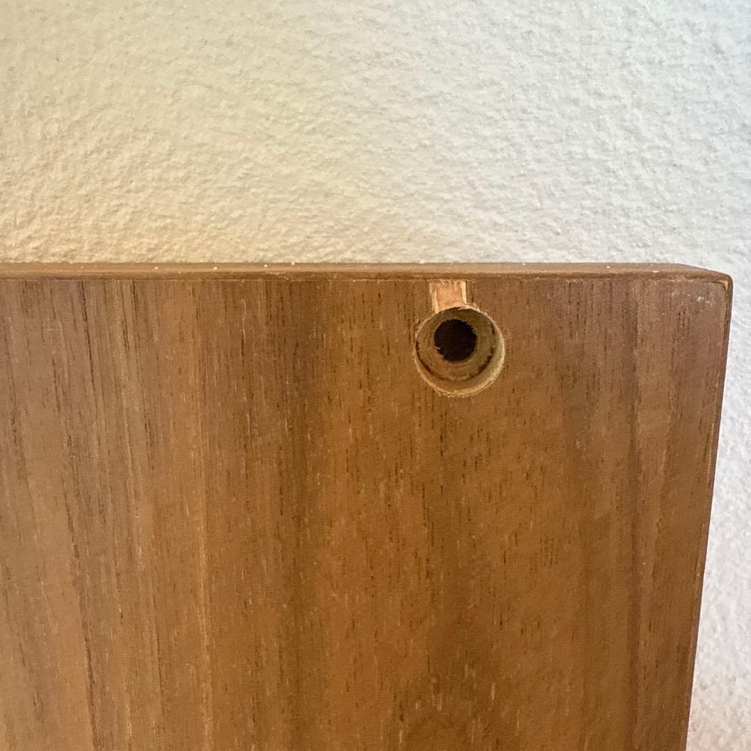 無印良品 スタッキングシェルフ・ワイド・追加３段・ウォールナット材　板・棒のみ