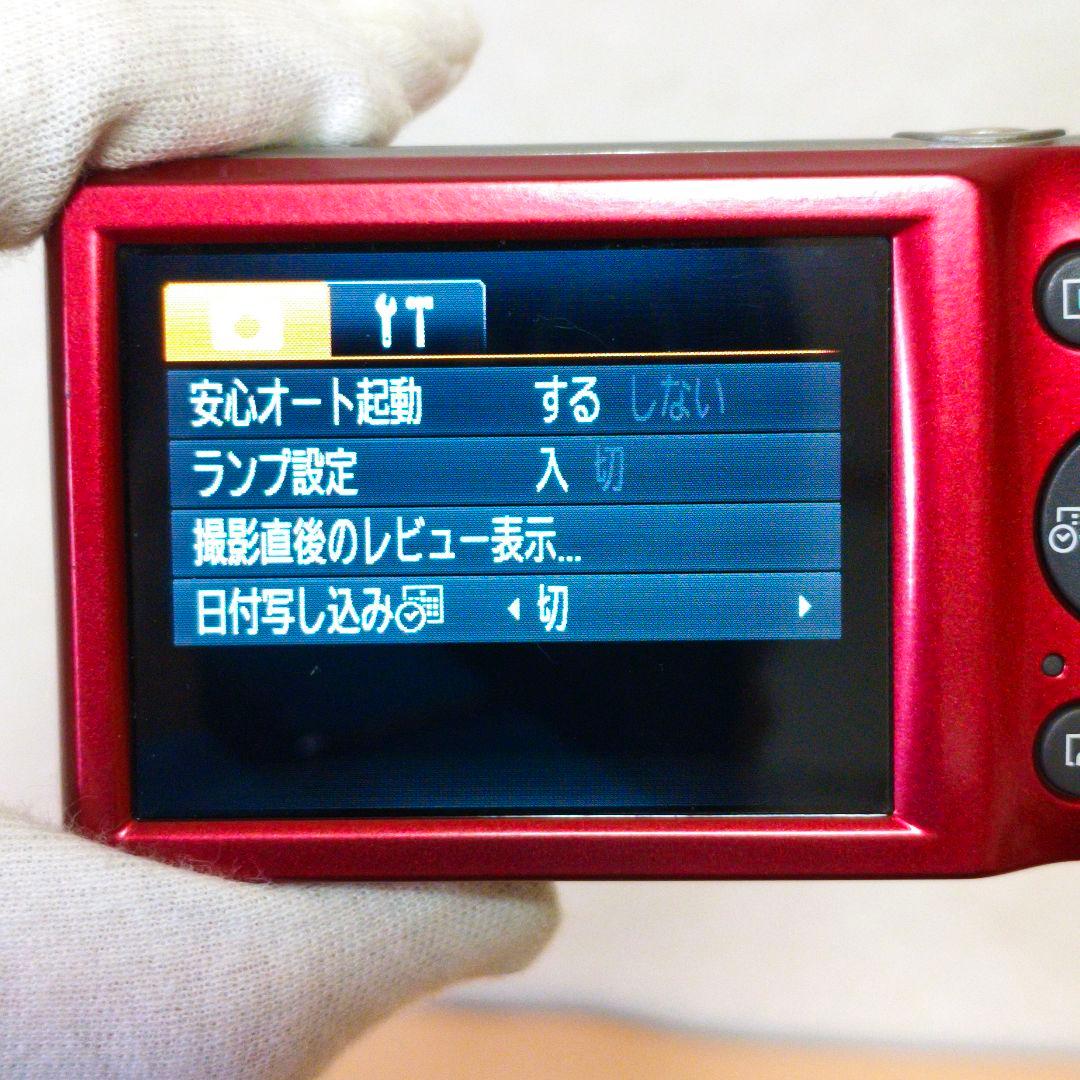 【美品・動作良好】Canon IXY 200 レッド コンデジ
