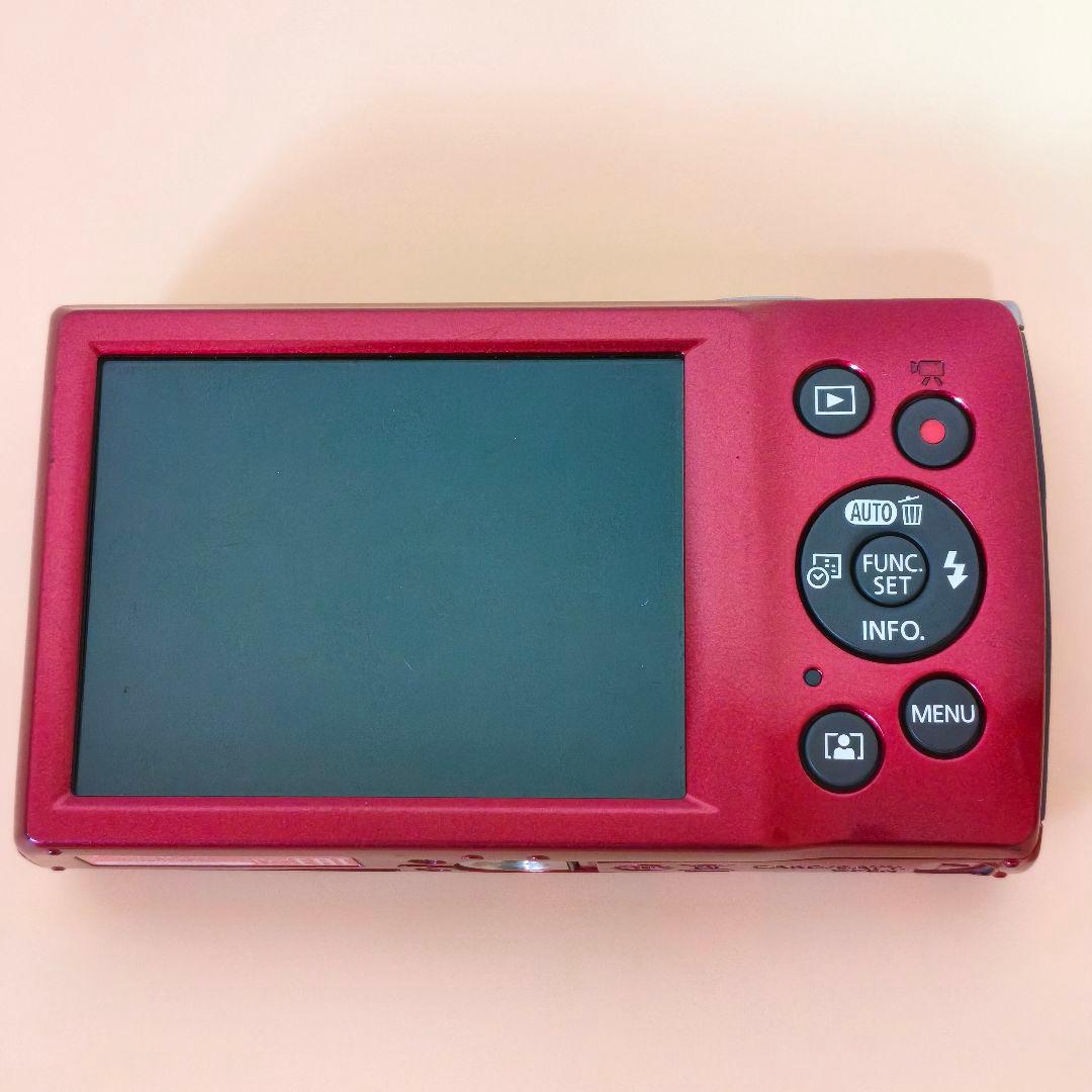 【美品・動作良好】Canon IXY 200 レッド コンデジ