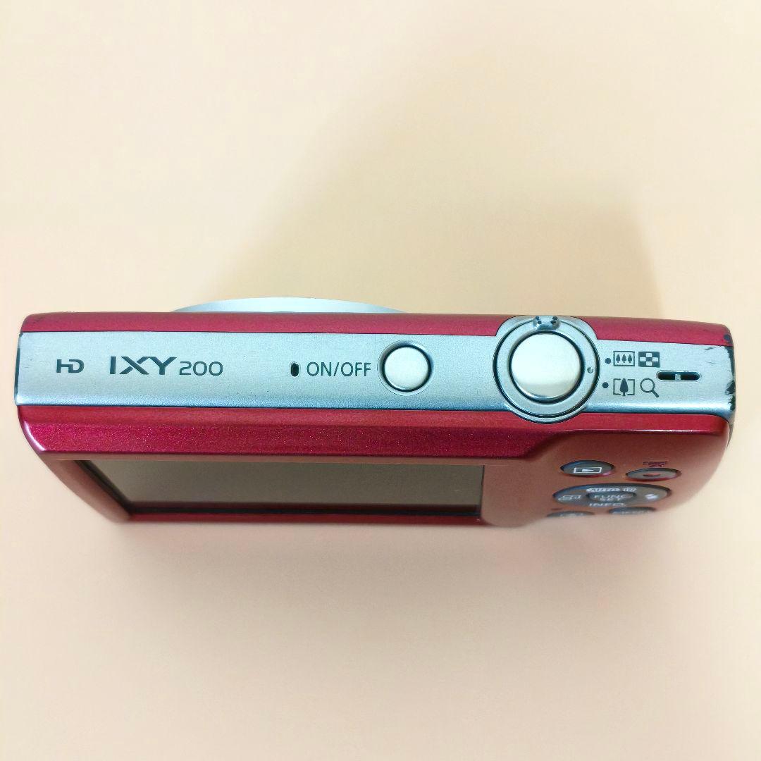 【美品・動作良好】Canon IXY 200 レッド コンデジ