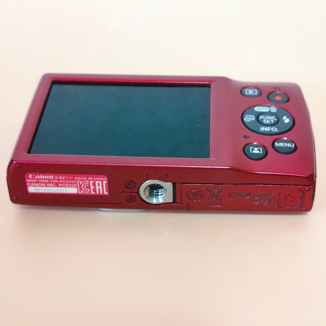 【美品・動作良好】Canon IXY 200 レッド コンデジ