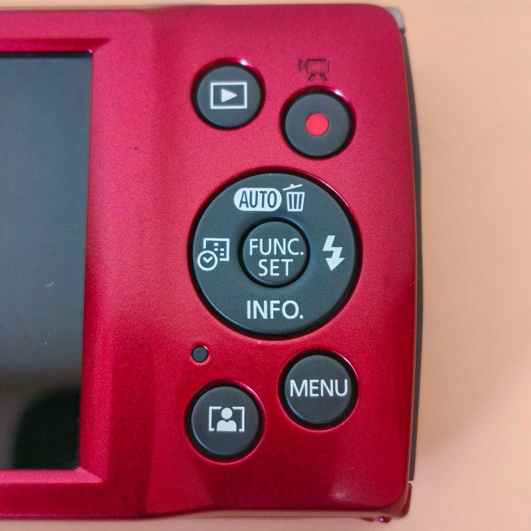 【美品・動作良好】Canon IXY 200 レッド コンデジ