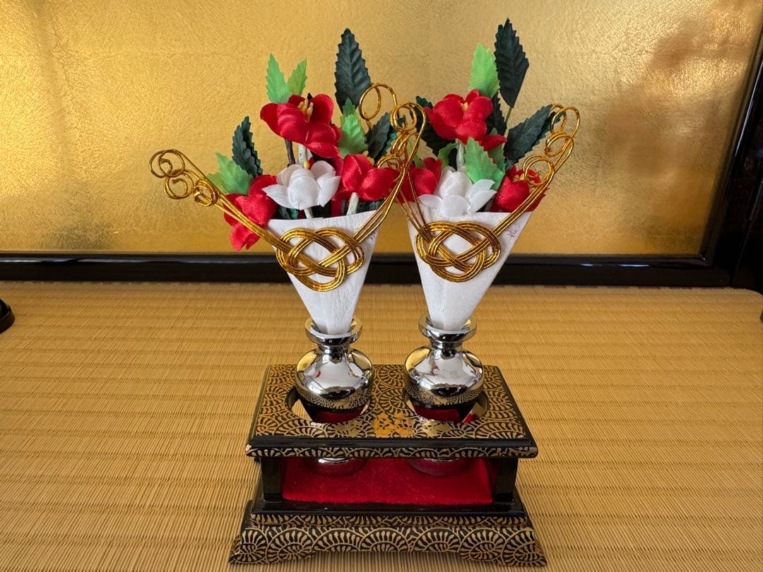 美品 雛人形 伝統的 衣裳着 親王飾り 高島屋特選 玉翠作