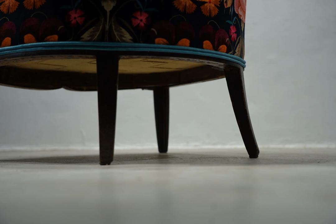 アールデコ様式　ソファ　フランス　アンティーク　1人掛椅子　チェア