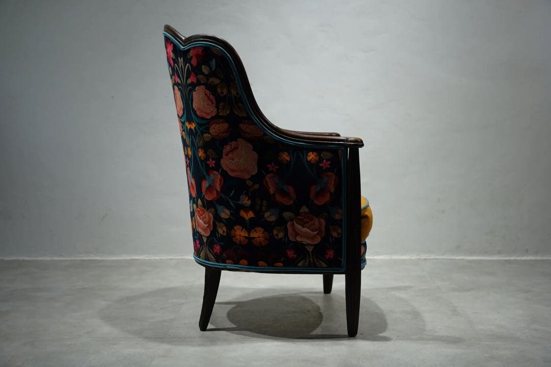 アールデコ様式　ソファ　フランス　アンティーク　1人掛椅子　チェア