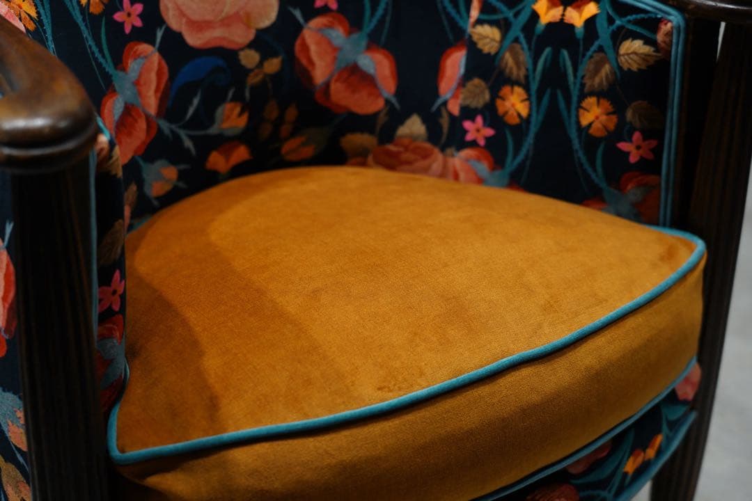 アールデコ様式　ソファ　フランス　アンティーク　1人掛椅子　チェア