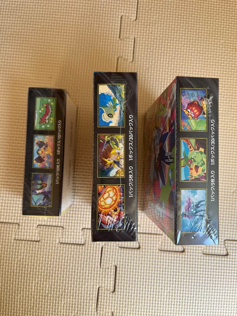 ポケモンカード シュリンク付き3箱セット　おまけ付き