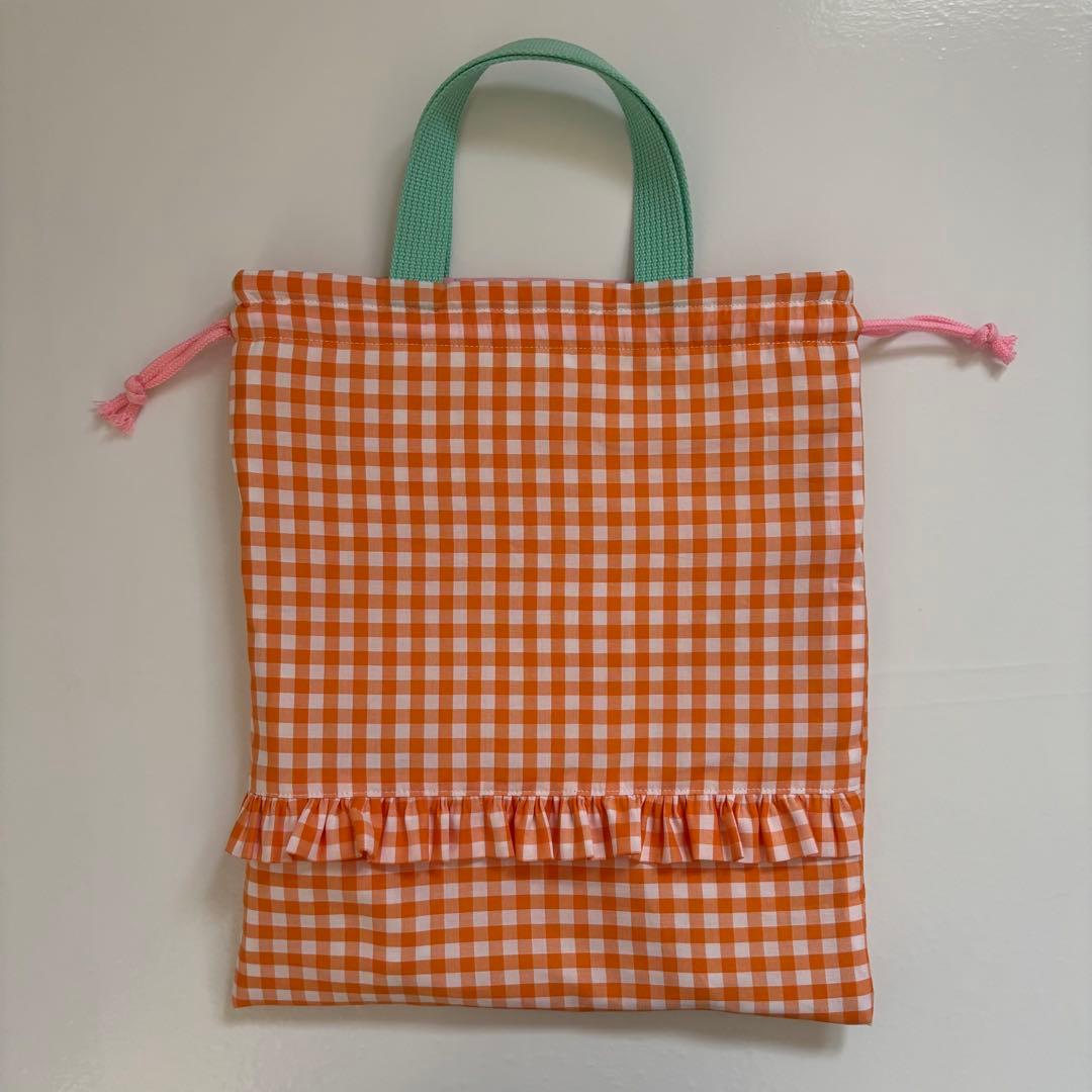 【つかさ】レッスンバッグ　上履き入れ　お着替え袋