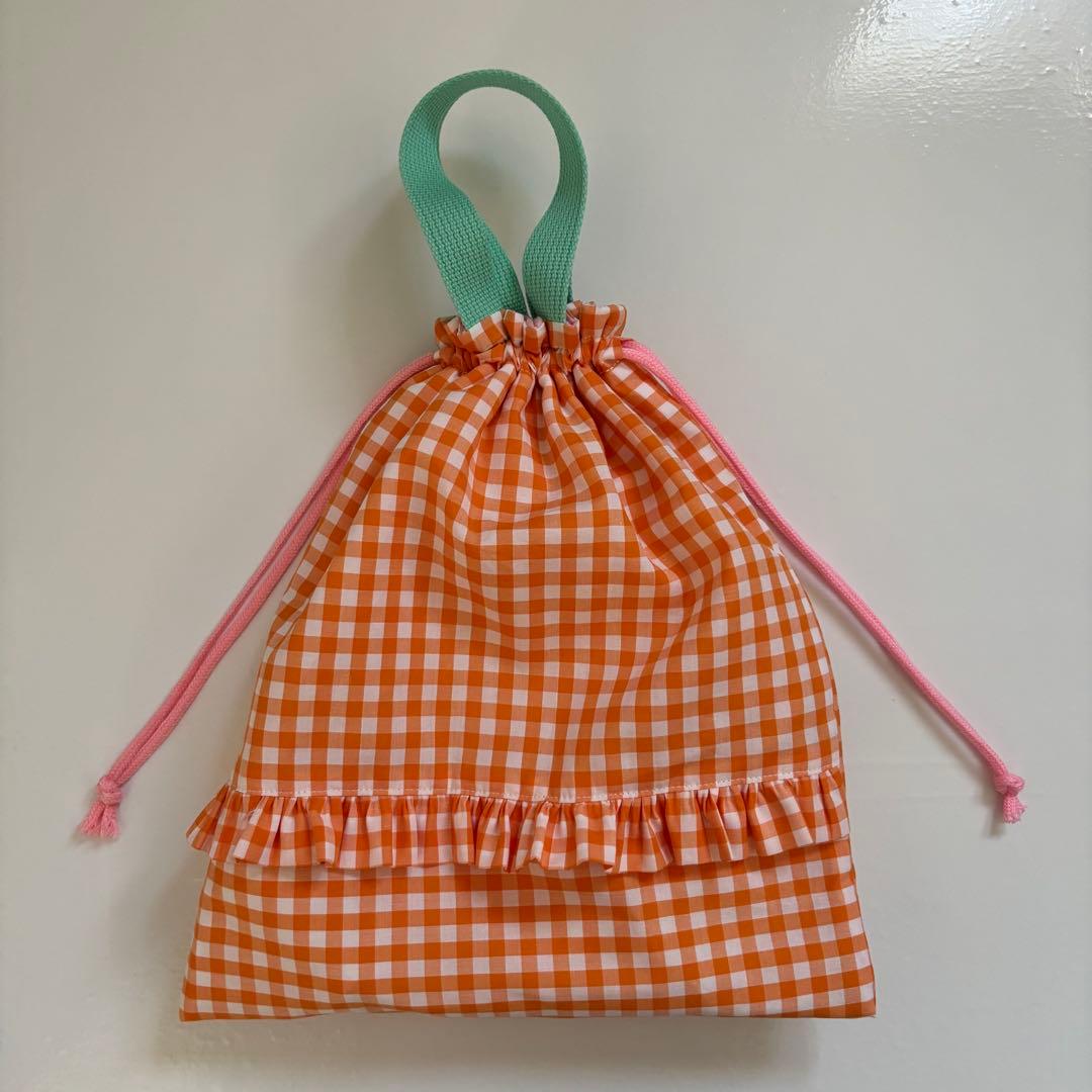 【つかさ】レッスンバッグ　上履き入れ　お着替え袋