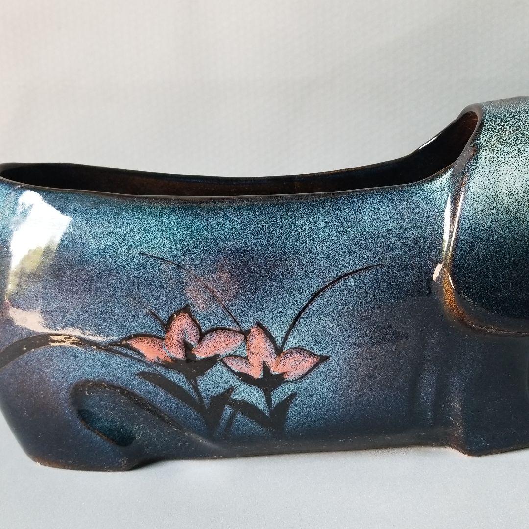 信楽焼 マガジンラック 長さ３０cm