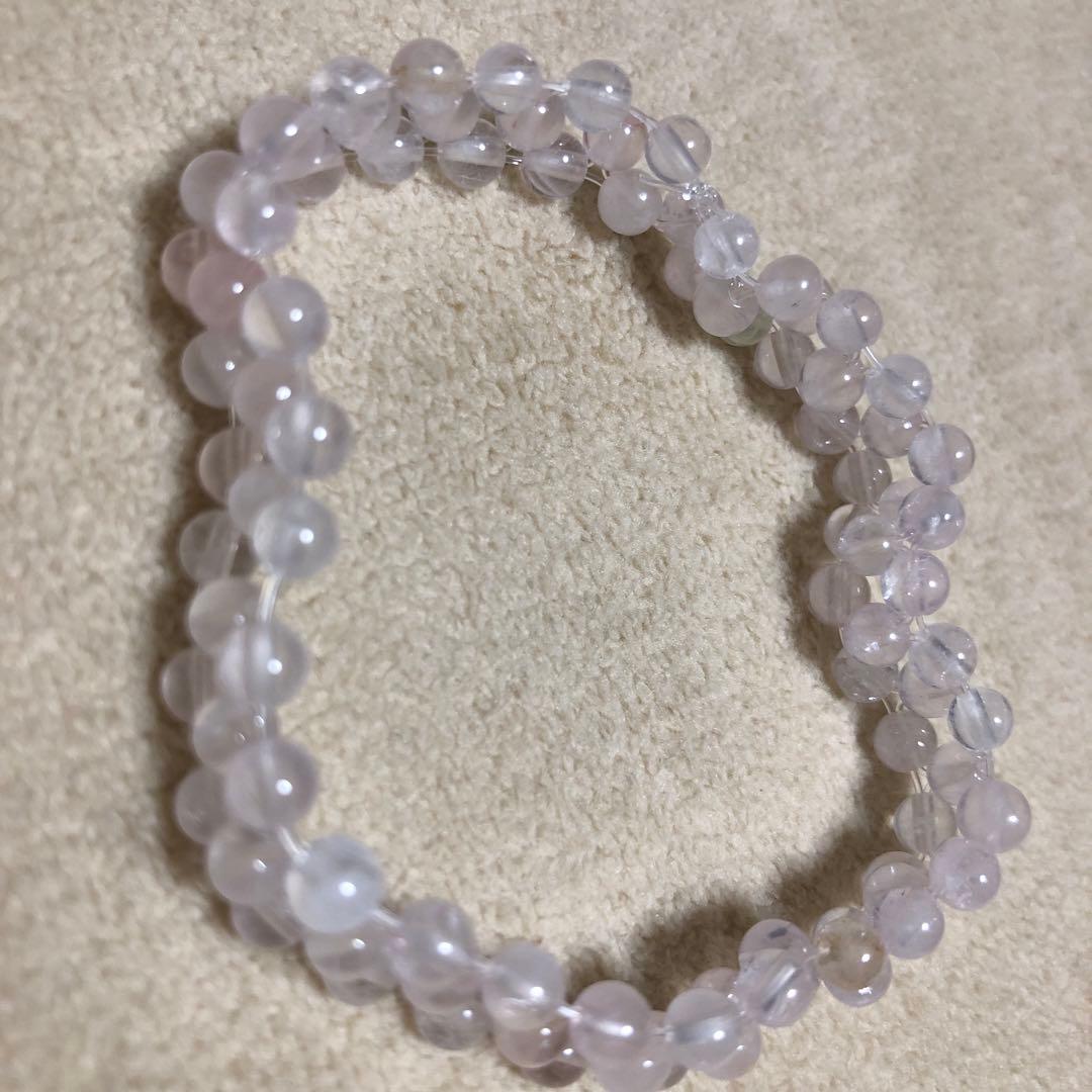 マダガスカルローズクォーツブレスレット