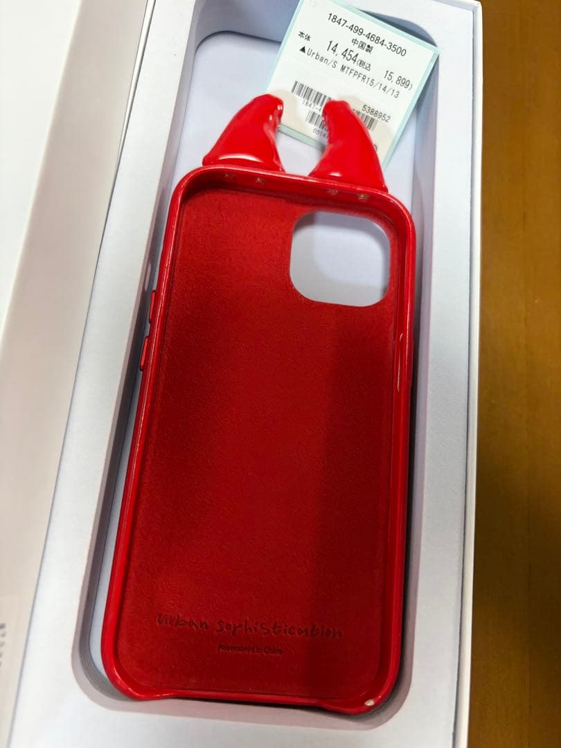 Urban Sophistication iPhone13用ケース レッド