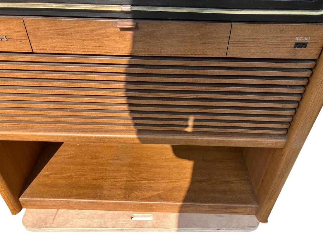 昭和レトロ ナショナル カラーテレビ TH-520F 木製台付