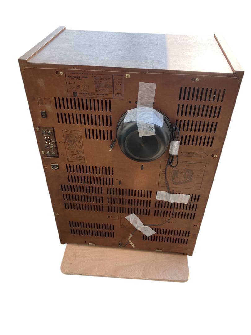 昭和レトロ ナショナル カラーテレビ TH-520F 木製台付