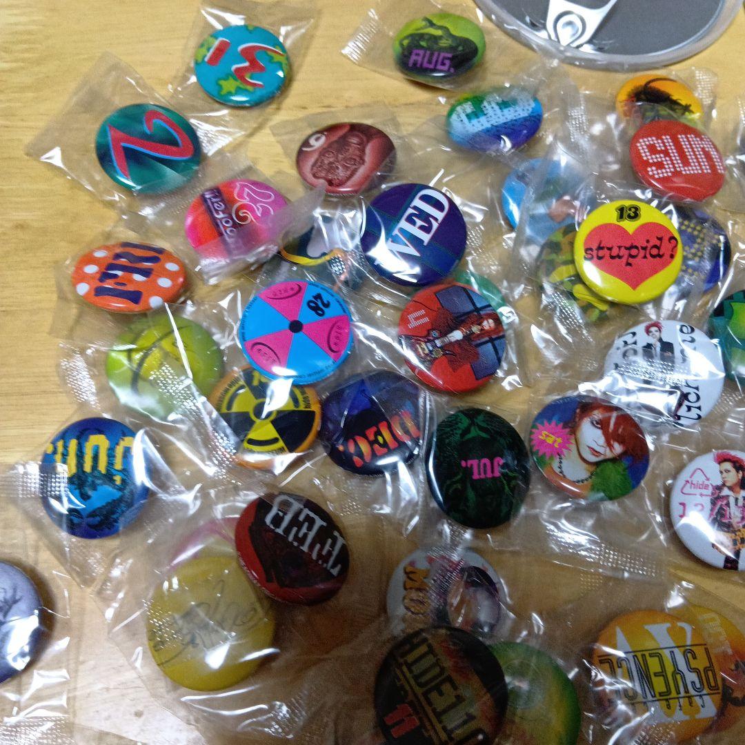 hide　缶バッジセット 　キーホルダー4個