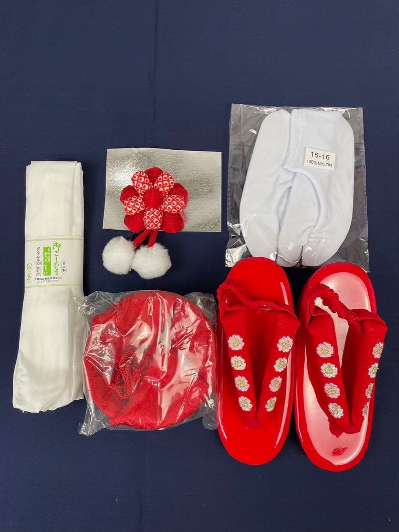 【激安】七五三 正絹三ツ身被布セット　560