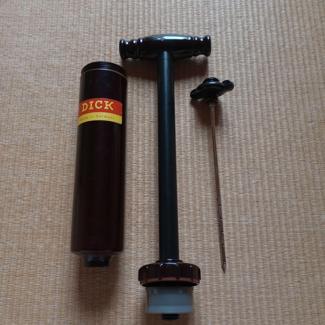 ドイツ料理　アイスバイン製作用　シリンジと塩分計　DICK