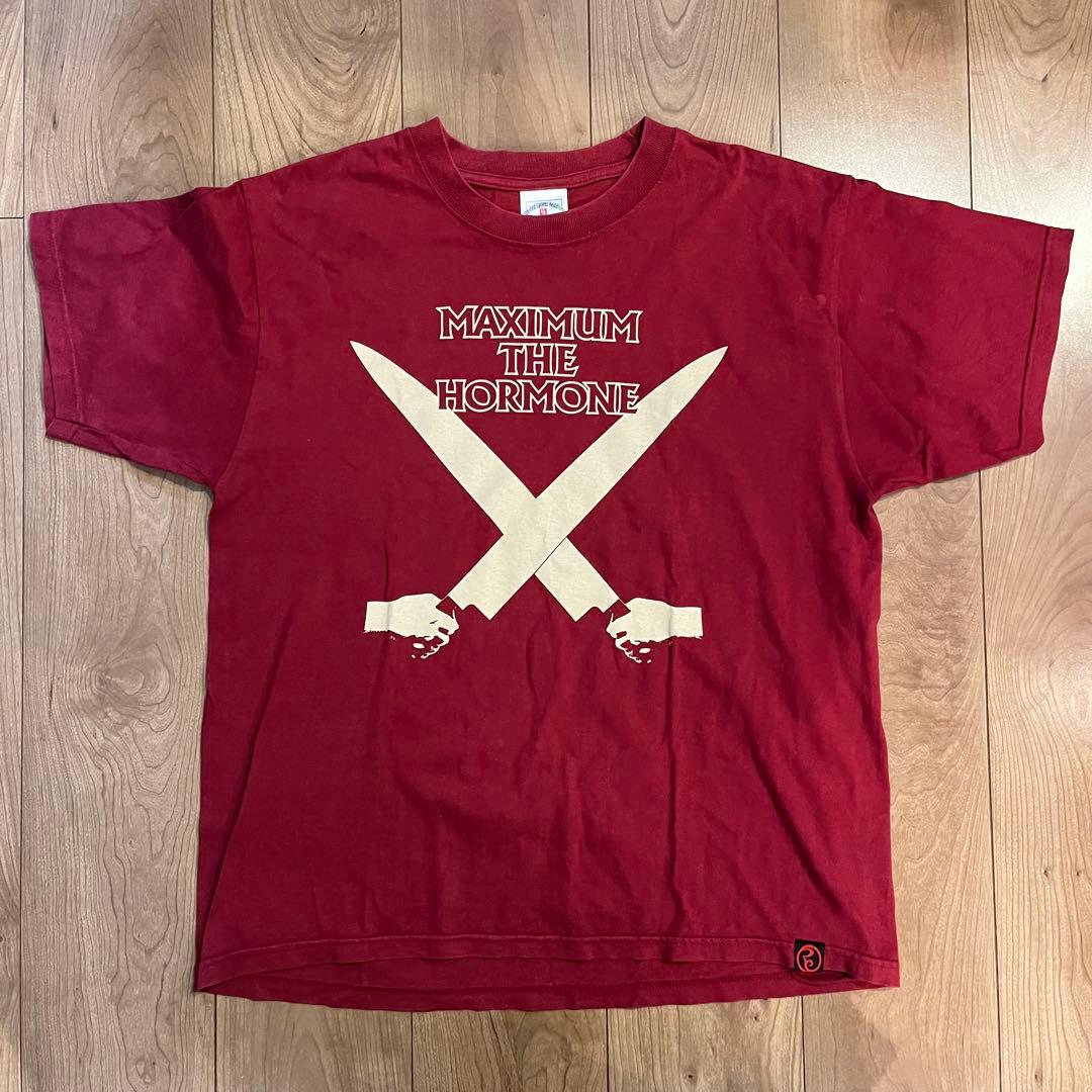 【2005年初期版】マキシマムザホルモン 包丁＆上原菩薩Tシャツ Mサイズ