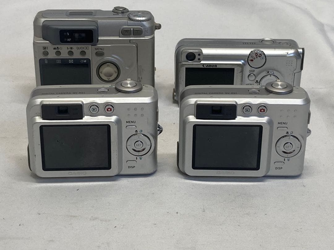 0719 コンパクトデジタルカメラまとめ売り　CANON CASIO Nikon