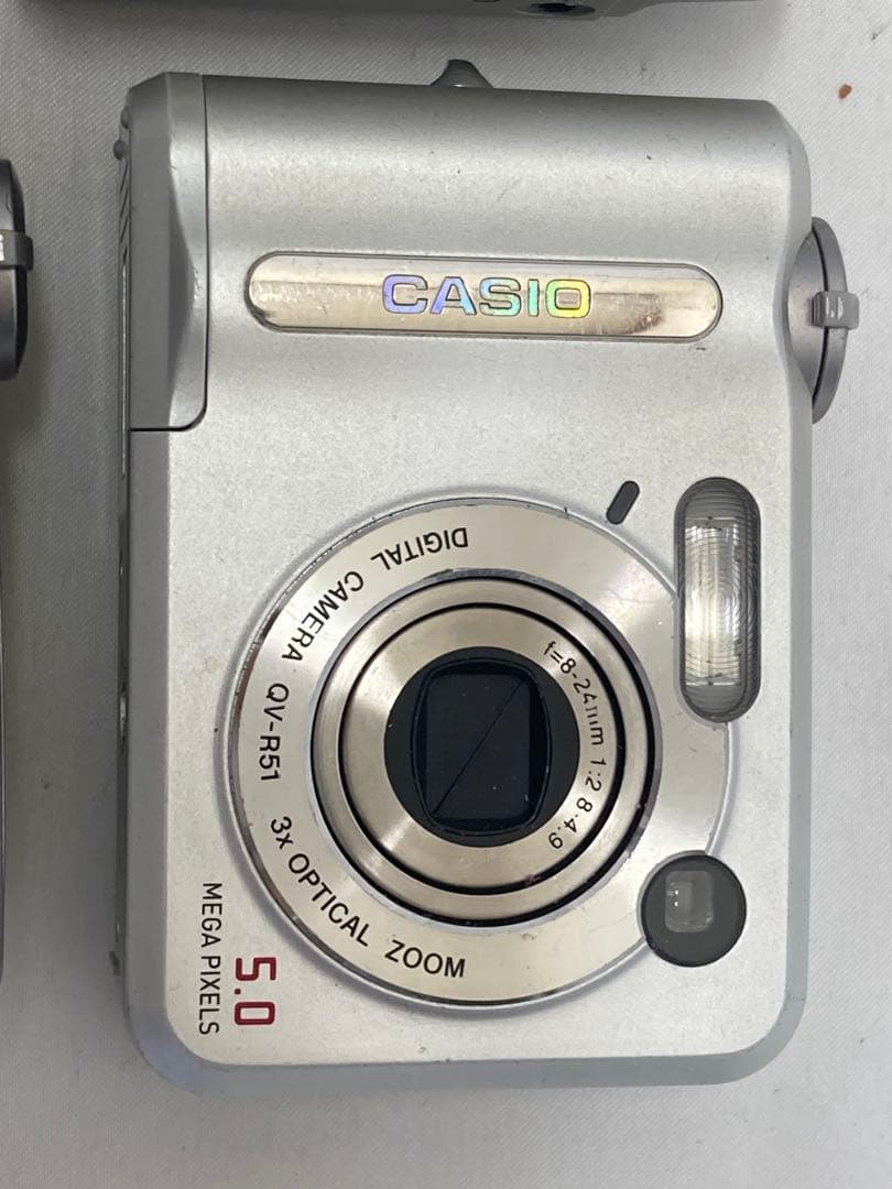 0719 コンパクトデジタルカメラまとめ売り　CANON CASIO Nikon