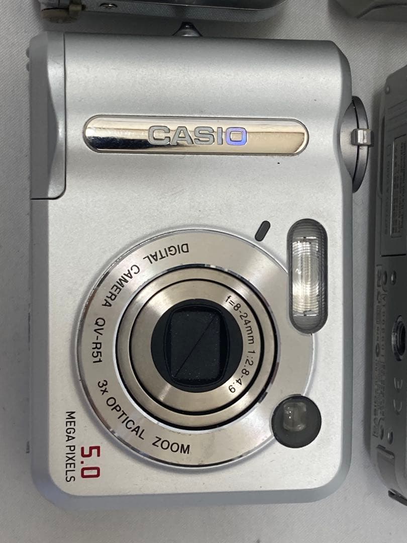 0719 コンパクトデジタルカメラまとめ売り　CANON CASIO Nikon