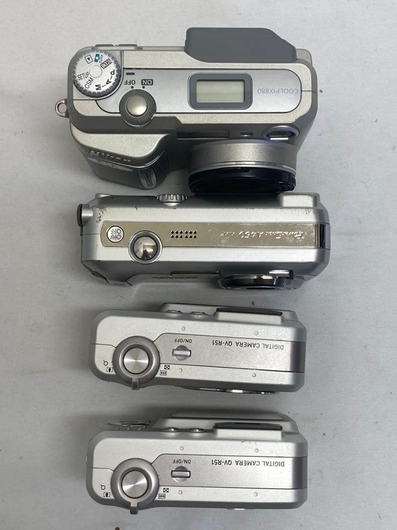 0719 コンパクトデジタルカメラまとめ売り　CANON CASIO Nikon