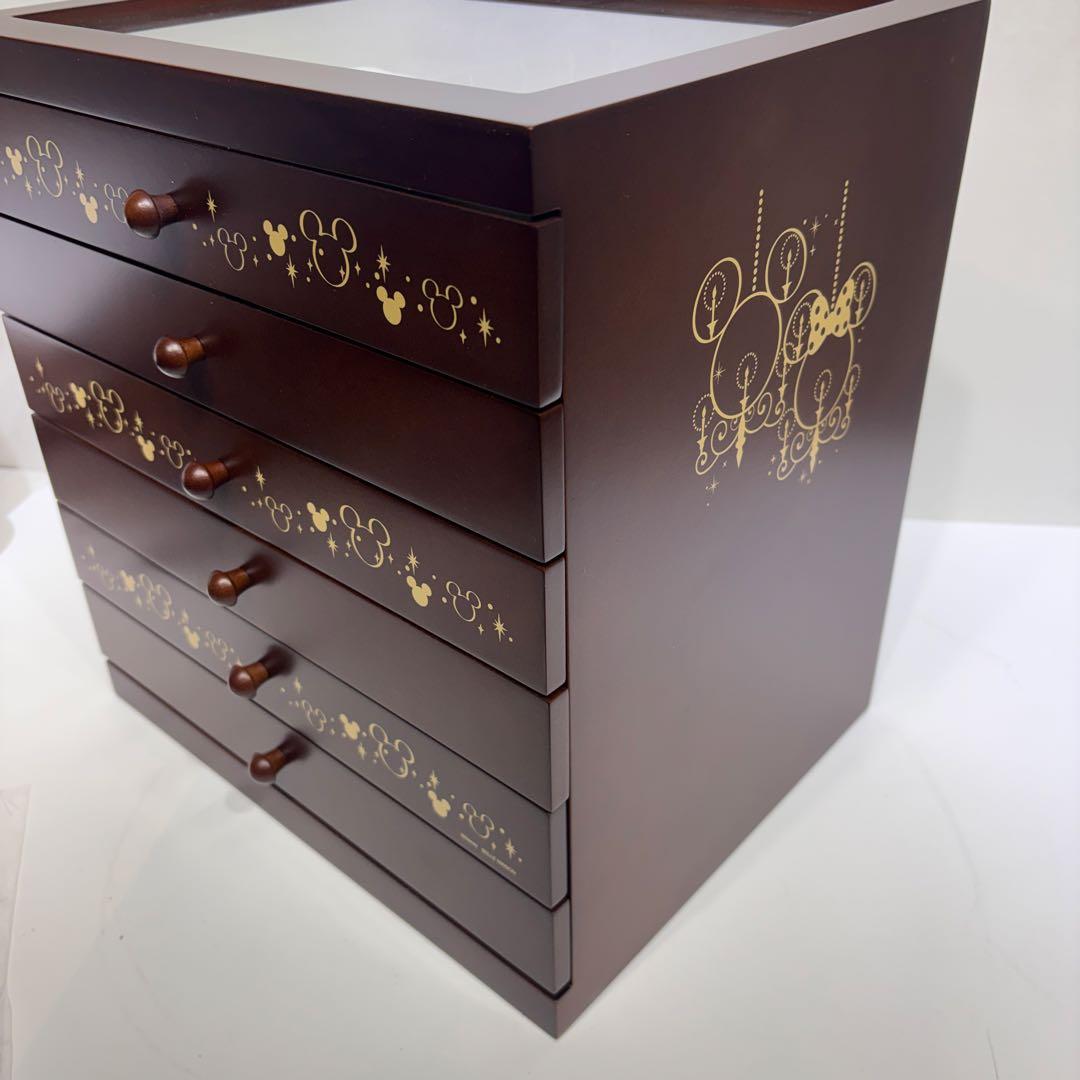 希少！新品・未使用品！ベルメゾン ディズニー アクセサリーケース 6段