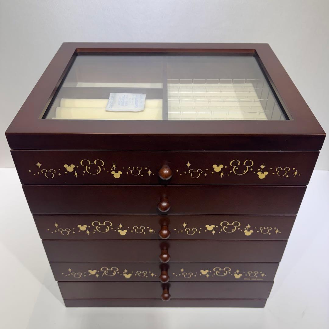 希少！新品・未使用品！ベルメゾン ディズニー アクセサリーケース 6段