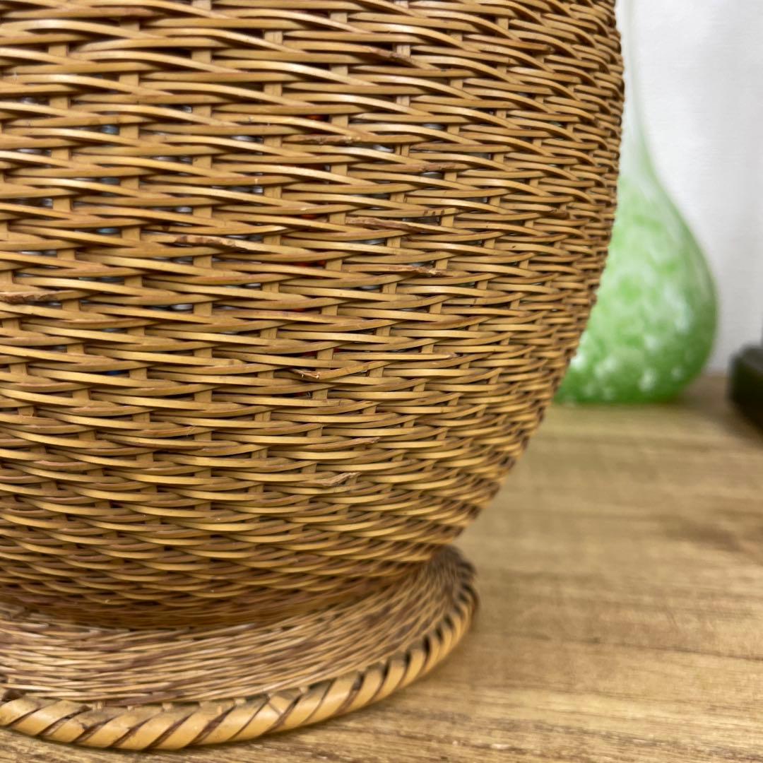 竹清作　竹細工　フラワーベース