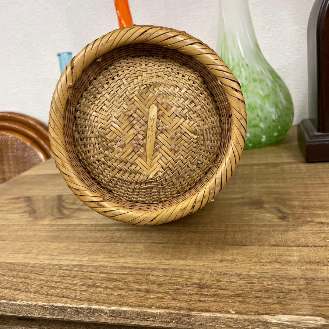 竹清作　竹細工　フラワーベース