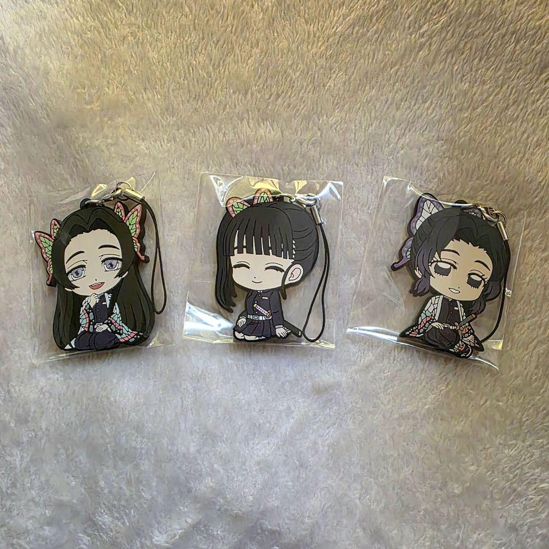 蝶屋敷姉妹　もちころりん　ぺたん娘ラバーストラップ　セット