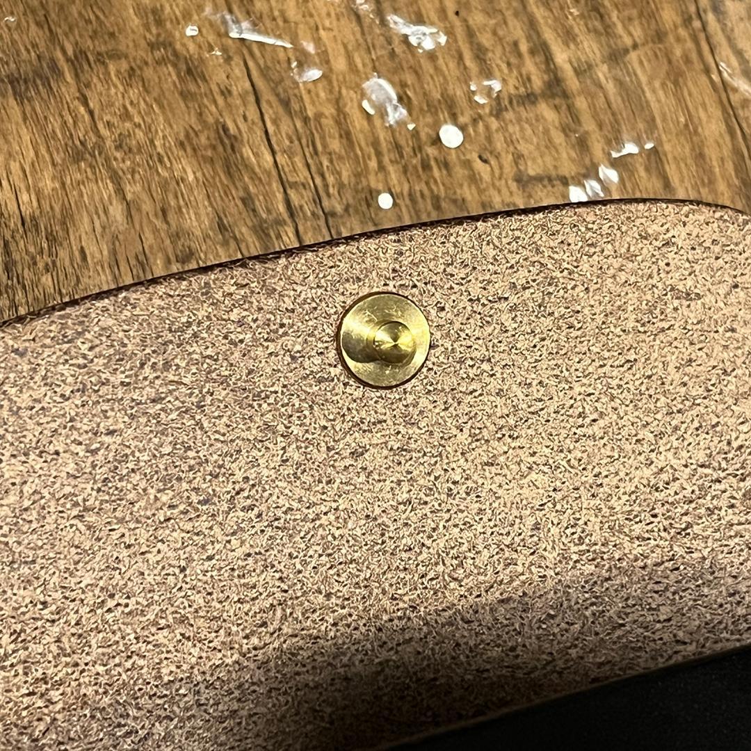 クロムエクセル コンパクトウォレット カードケース 茶芯 #10