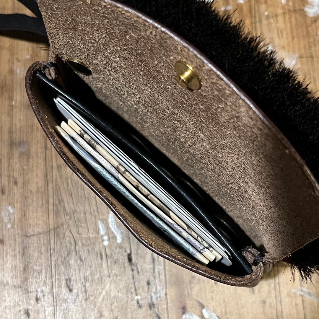 クロムエクセル コンパクトウォレット カードケース 茶芯 #10