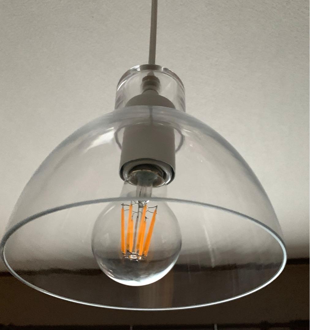 まー　 ペンダントシェード　ガラス　引っかけシーリング