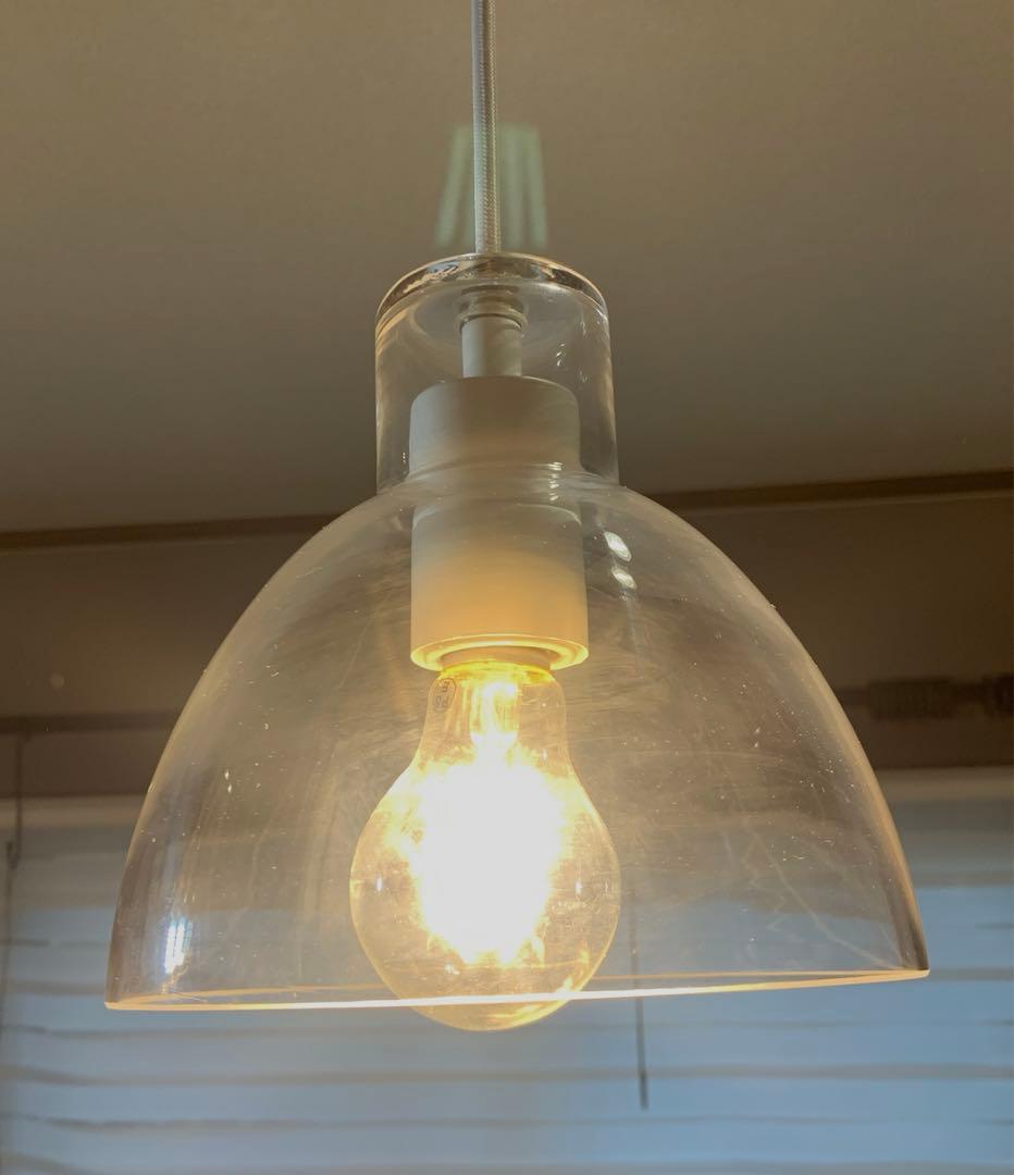 まー　 ペンダントシェード　ガラス　引っかけシーリング