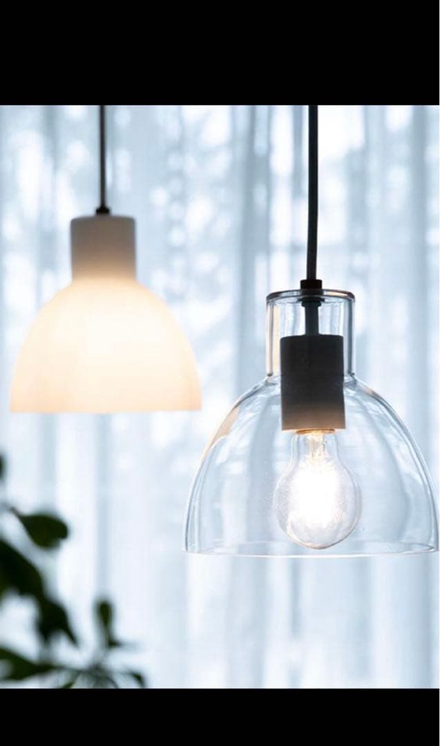 まー　 ペンダントシェード　ガラス　引っかけシーリング