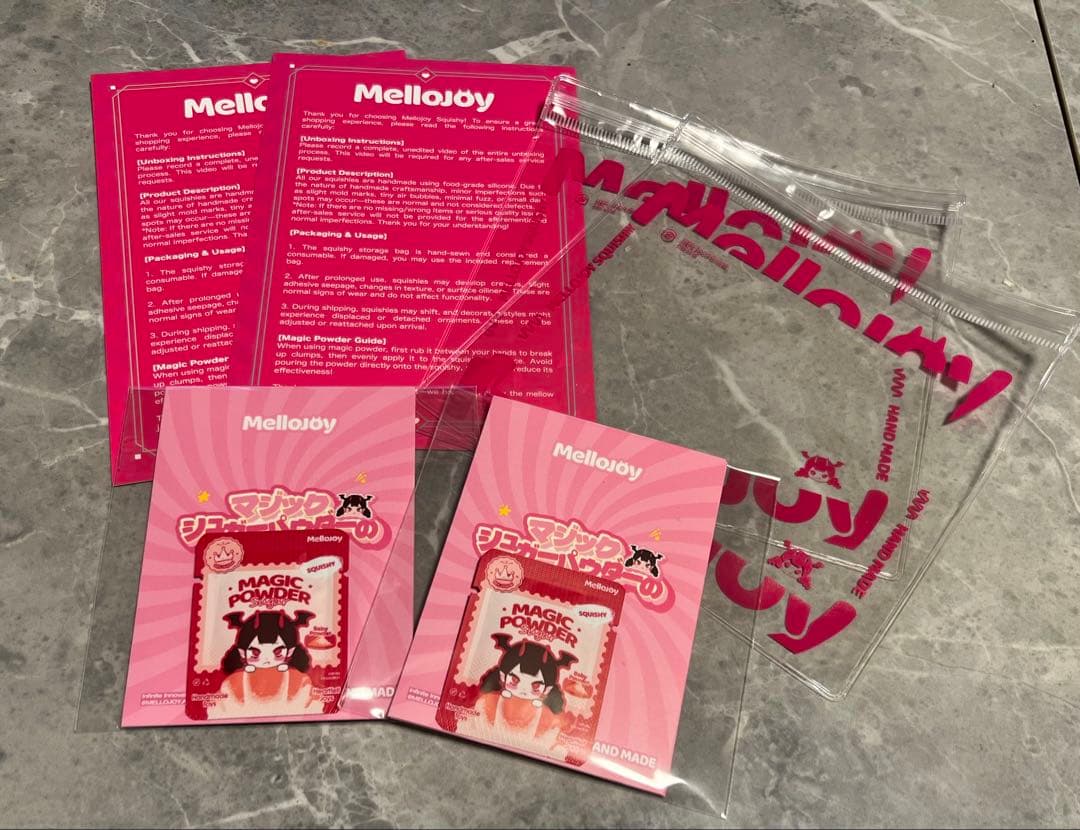 【新品未開封品】MelloJoy スクイーズ 4点セット メロジョイ