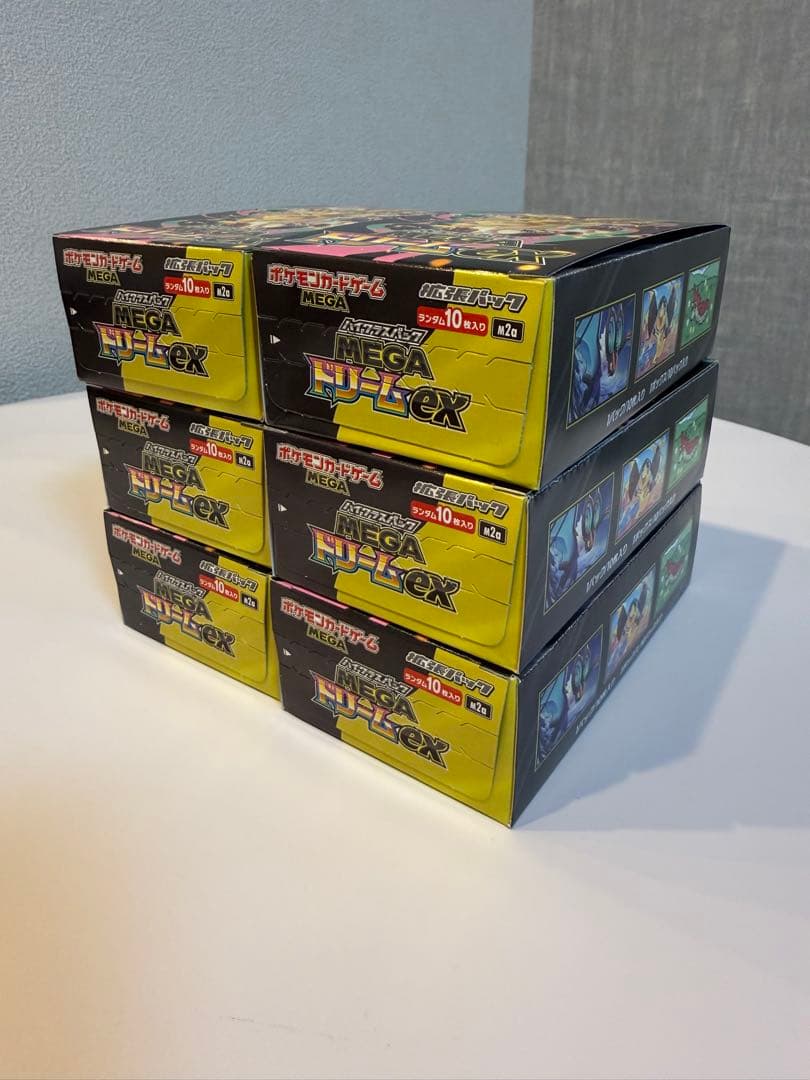 MEGAドリームex 6BOX　新品未開封　シュリンクなし ペリペリあり