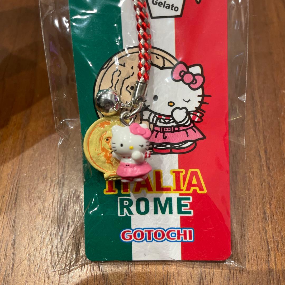 匿名配送/ご当地キティ/ストラップ/イタリア限定/真実の口
