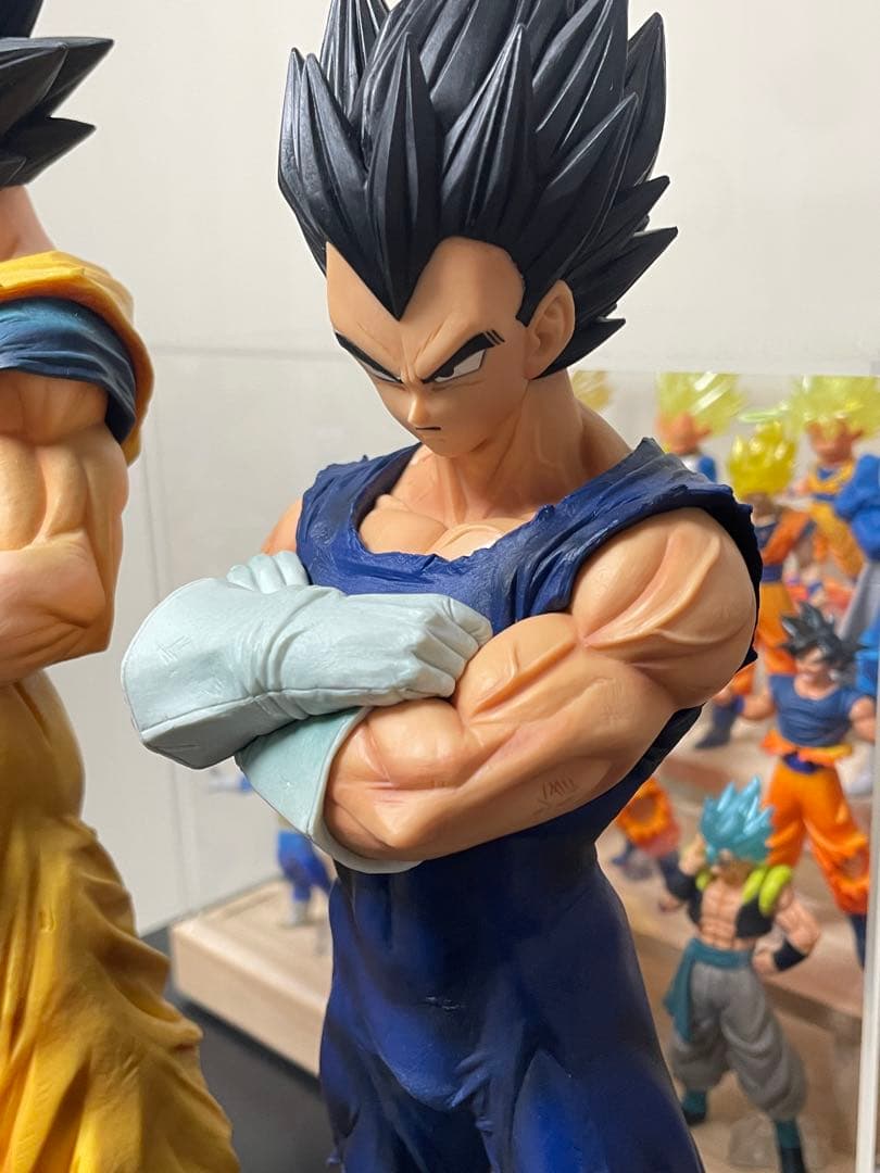 ドラゴンボール　グランディスタ　孫悟空　ベジータ　フィギュア　黒髪