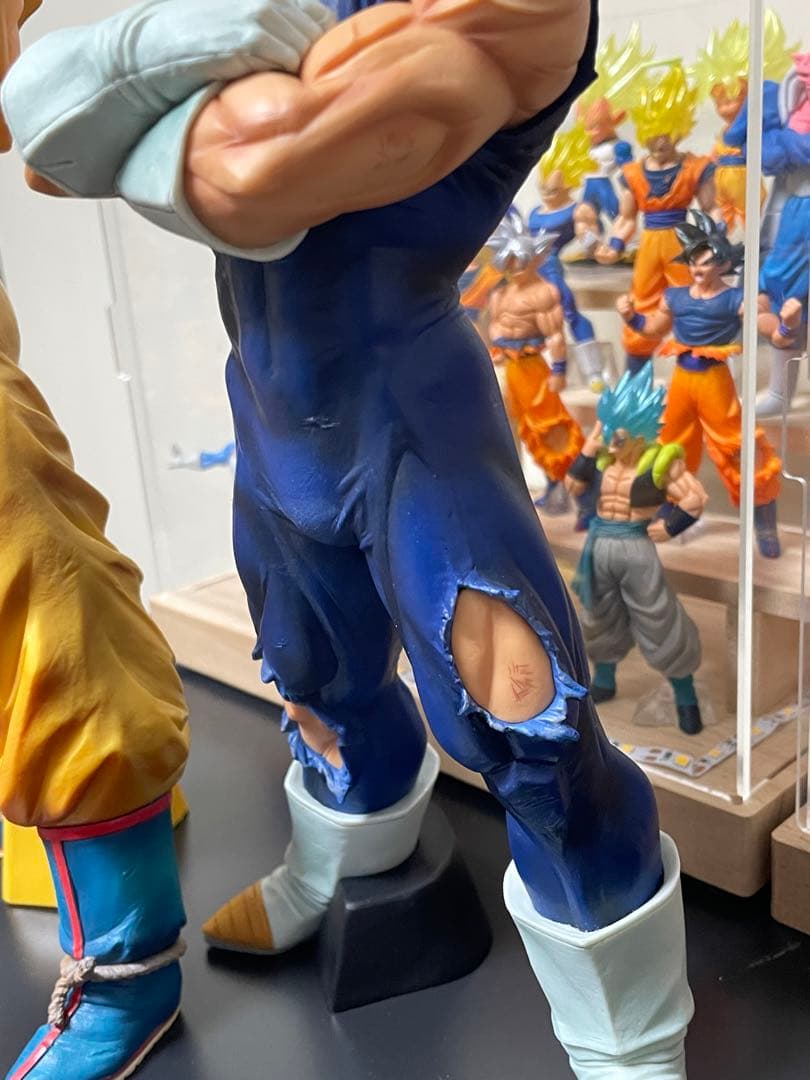 ドラゴンボール　グランディスタ　孫悟空　ベジータ　フィギュア　黒髪