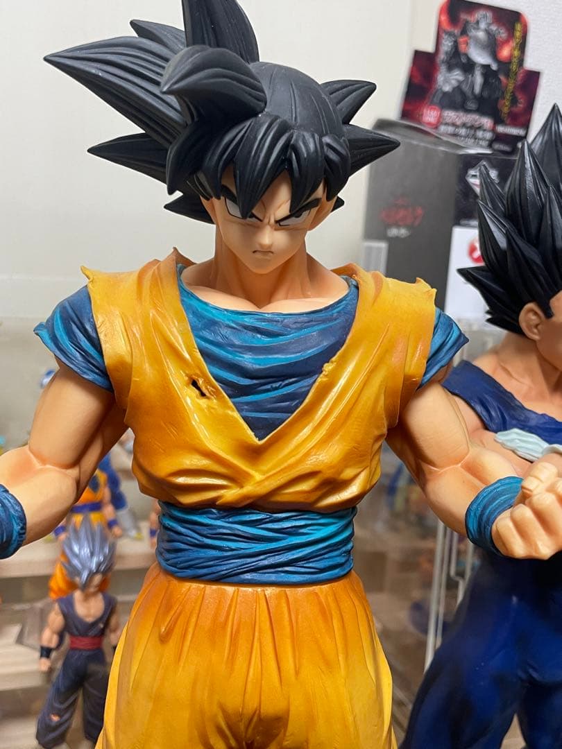 ドラゴンボール　グランディスタ　孫悟空　ベジータ　フィギュア　黒髪