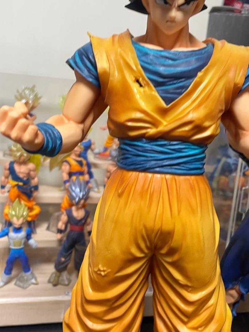 ドラゴンボール　グランディスタ　孫悟空　ベジータ　フィギュア　黒髪