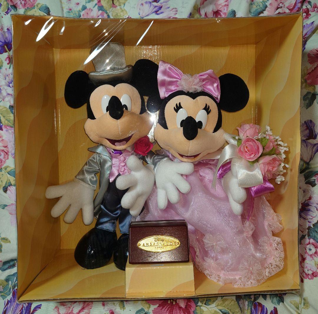 ディズニー　アンバサダー　ホテル　ミッキー　ミニー　ウエディング　ぬいぐるみ