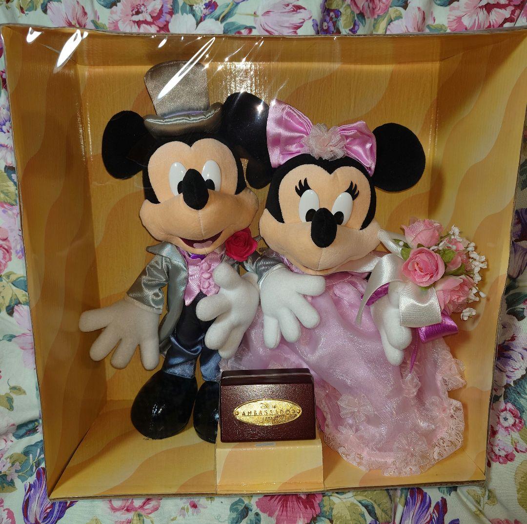 ディズニー　アンバサダー　ホテル　ミッキー　ミニー　ウエディング　ぬいぐるみ