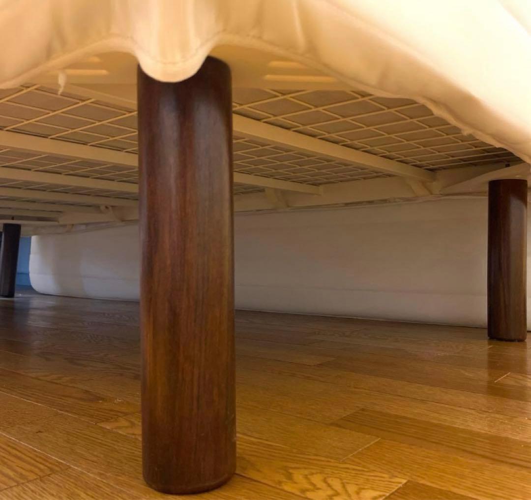 送料込み 無印良品 脚付マットレス 高密度ポケットコイル シングル